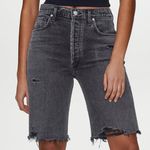 Citizens of Humanity  Ambrosio distressed denim shorts washed black size 31 Photo 5