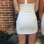 Bebe White Bodycon Dress - Homecoming / Formal Dress Photo 1