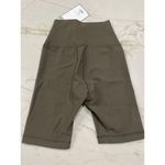 WARDROBE.NYC Bike Shorts in Military Green XSmall New Womens Tights Leggings Size XS Photo 5