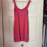 Title Nine Nine West Diamalete Athletic Dress | Pink Purple and Orange Stripe | Size Medium Photo 5
