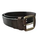 Nine & Co. Genuine Leather Belt Dark Brown Western Studded Womens Size XL Photo 3