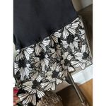 Yigal Azrouel Floral Embroidery Ribbed Knit Midi Dress Black Womens Size Small Photo 6