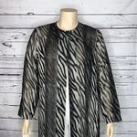 St. Bernard Classics Collection Size 20 Animal Print Duster Cardigan Jacket Photo 1