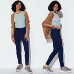 Uniqlo Denim Ultra Stretch High Rise Leggings Skinny Pants Blue Size S NEW Photo 1