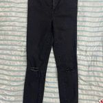 William Rast Black Distressed Sculpted Highrise Skinny Jeans - Size 26 Photo 0