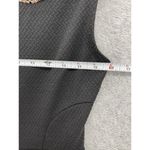 Maison Jules  Women's Dress Fit & Flare Black Beaded Yoke Size Small Solid Black Photo 5