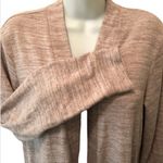 Soma  Long Heather LS Duster Sz. M  Side Splits Midi Length Lightweight Layering Photo 3