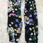ASOS Casual Pants Dark Gray Floral Photo 5