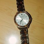 Brighton Carpinteria Womens Watch Gold Tone & Tortoise Shell Band Photo 6