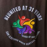 1987 Vintage San Ildefonso Central School T Shirt 80s Graphic Tee Black Medium M Photo 9