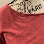 3/4 Sleeve Drape Front Top Women’s Small Dark Pink Cotton Modal Photo 1