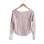 Free People  Spaced Out Long Sleeve Top Pink Combo Photo 2