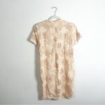 Faherty  Gemina Linen Orange Palm Print Mini Dress XS Photo 7