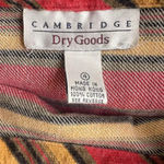 Vintage‎ Cambridge Dry Goods Skirt Size 4 Red Photo 2