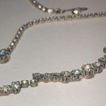 Vintage Silver Tone CZ Rhinestone Classic Formal Boho Necklace Photo 4