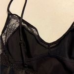 Victoria's Secret Satin Lace Chemise Nightie Slip Gown Black XSmall Sexy Photo 6