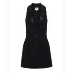 L'Agence Jazlyn Black Tuxedo Mini Dress - Size 16 - NWT Photo 1