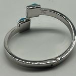 NEW Real Simple fashion silver and turquoise adjustable bracelet Photo 6