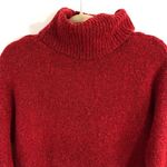 BP New Cable Stitch Turtleneck Sweater Cozy Knit Pullover Red Tango Photo 10