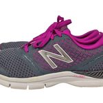 New Balance Women's 711 Mesh Cross-Training Shoe 10 Gray Purple EUC Photo 1