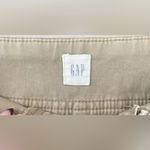 Gap  high rise lace up wide leg khaki ankle pants, side zip; size 2P Photo 3