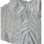 Dominique Colette Underwire Strapless Bustier 8949 White Size 40C Photo 11