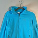 Columbia Vintage Y2K Women's Ski Jacket Bright Blue SZ S Full Zip-Up Cozy Preppy Photo 4