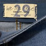We The Free  FP Blue Denim Pull On Penny Flare Jeans Size Medium 29 Photo 3