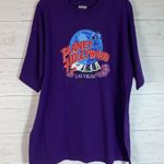 Planet Hollywood Vintage unisex 1991  Las Vegas Nevada Purple T-Shirt Tee  XL Photo 0
