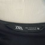ZARA Brand is , Size small, Color black, soft velvet material. Photo 2