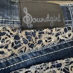 Soundgirl boot cut sz 9 dark blue jewel jeans Photo 14