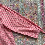 Marea Isla Pink Floral Long Puff Sleeves Boho Pullover Top Women’s Size Large Photo 6