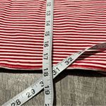 Red White Striped Camisole Tank Top Womens sparkle glitter basic layer small Photo 5