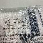 Mud Pie Plaid Scarf Wrap Shawl Cape Cardigan One Size White & Black 72X29.5 NEW Photo 11