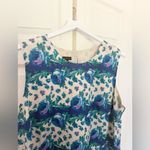 Talbots NWT  Silk Floral Sleeveless Top Tank Shell Blue Purple White Size 20 Photo 2