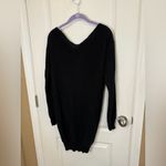 Boohoo  Black Off-the-Shoulder Sweater Dress Photo 2