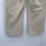 Ophelia Roe  Cream Cropped Pants Cotton Size 10 Boho Casual Photo 10