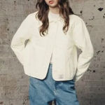 Alpha Industries  CREWMAN LINER MOD Women’s Quilted Jacket Cream Large Photo 0