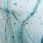 Abound  wrap mini dress XSMALL Blue short Sleeve Photo 11