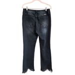 KanCan High Rise Chewed Hem Black‎ Ankle Jeans Size 30 Black Photo 1