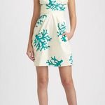 Moschino NWOT  coral print strapless dress Photo 0