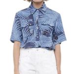 NEW Sandrine Rose Free People White Cut Off Denim Shorts, NWT, Size 24 MSRP $128 Photo 0