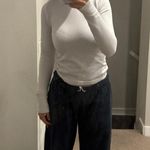 No Boundaries Junior's Long Sleeve Crew Waffle Tee Photo 4