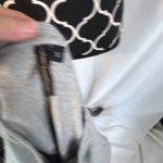 Moon & Madison Gray Sweater Woven Striped Cotton Shirt Combo Preppy Size Small Photo 5