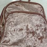 Pink Velvet Backpack Photo 1