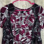 Worthington Petite Small Short Sleeve Peplum Top w/Lace Back Zipper Clos… Photo 5