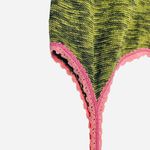 Free People  Women's Green and Pink Dress size Lg. Photo 4