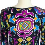 Alice & Trixie Vibrant Silk Boho Tunic Dress XS Resortwear Cruise Flowy Vacay Photo 7
