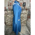 shirt dress denim jean 1990s cottagecore grannycore blue white Size XL Photo 8
