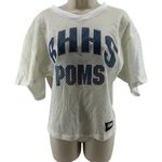 Vintage BIKE White Jersey Blue Letters Size Medium Photo 0